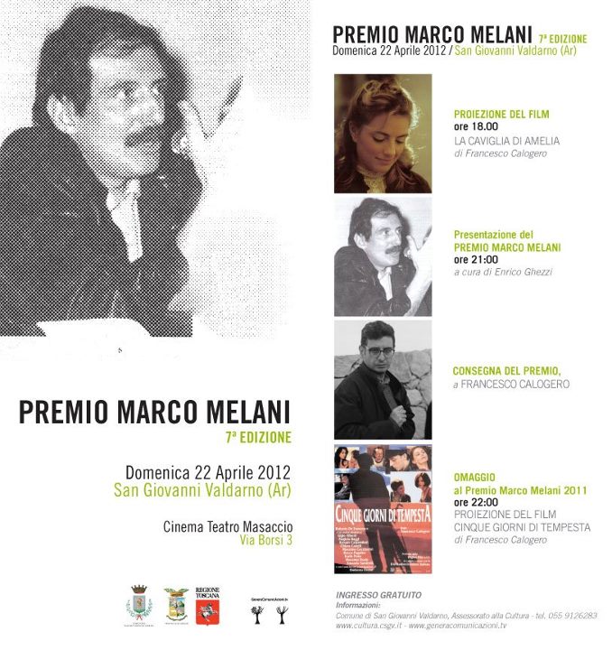 Premio Marco Melani a Francesco Calogero