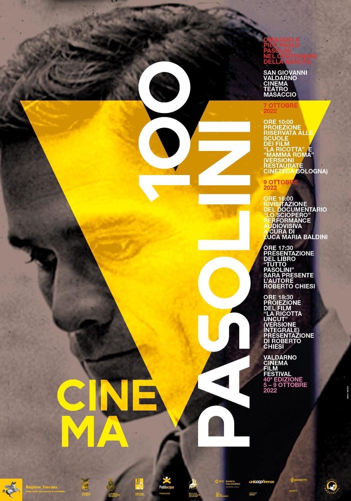Omaggio a Pasolini nell’ultimo giorno di ValdarnoCinema Film Festival